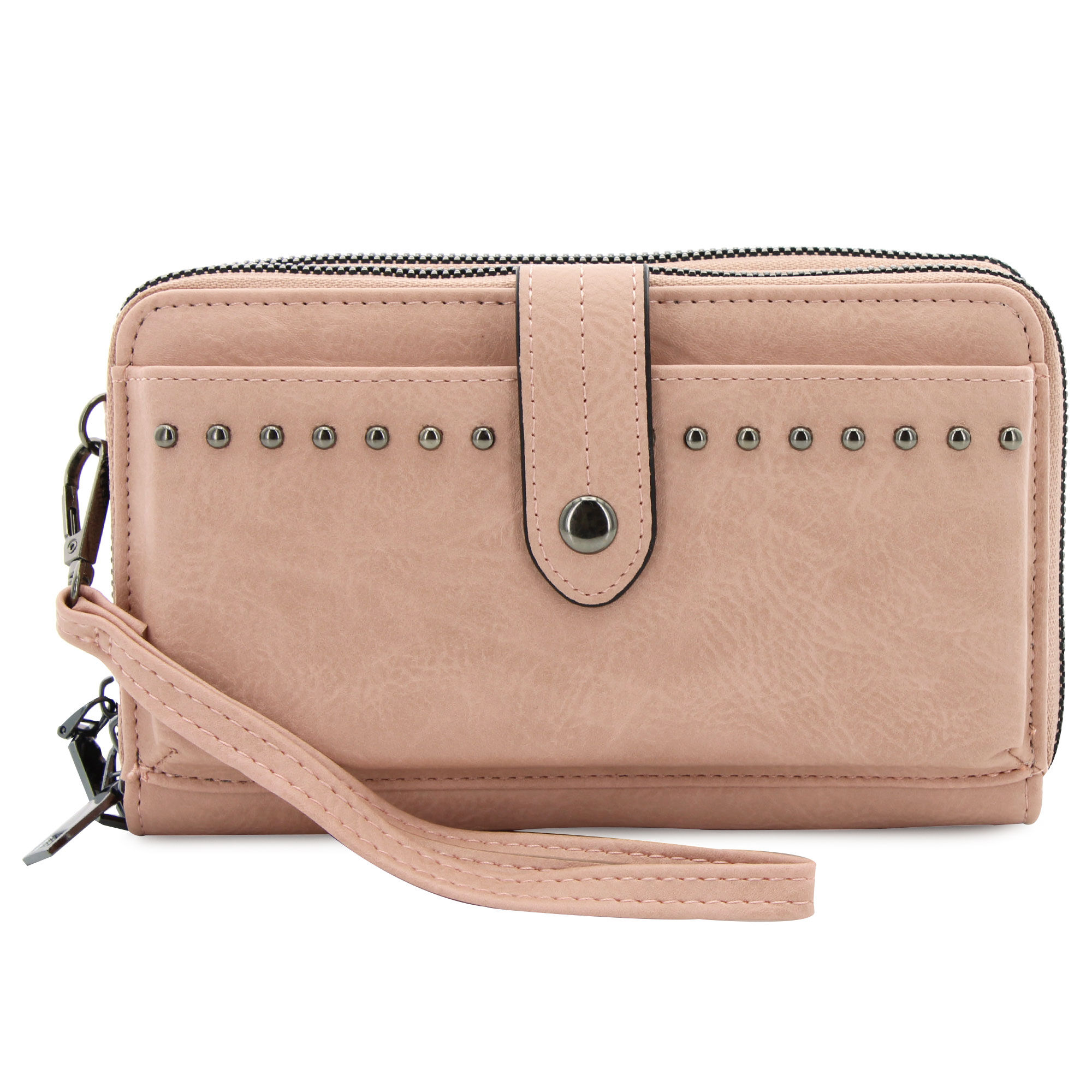 Sam & Hadley Studded Wallet-On-A-String Front View