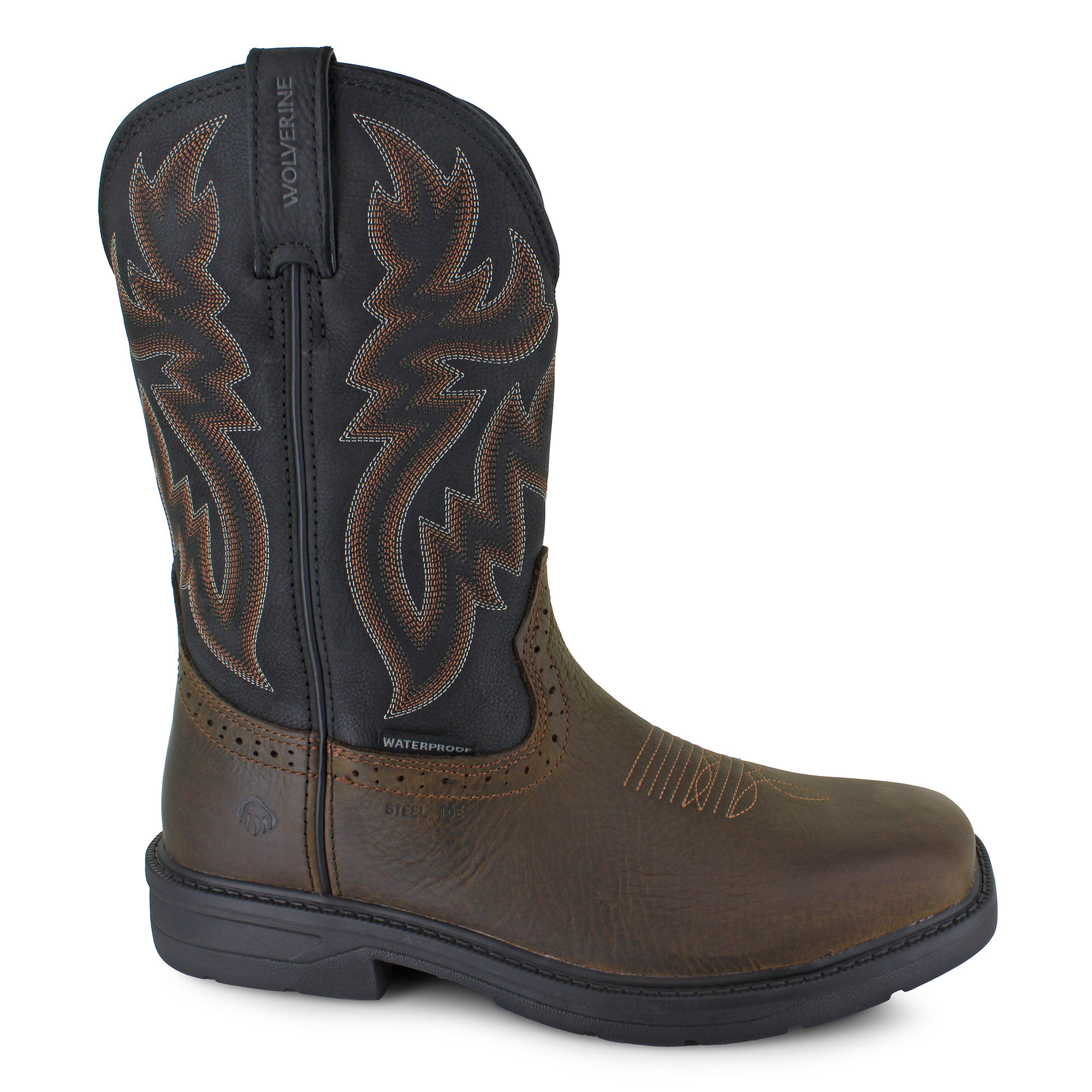 Wolverine Rancher Level Waterproof Steel-Toe Right Side View