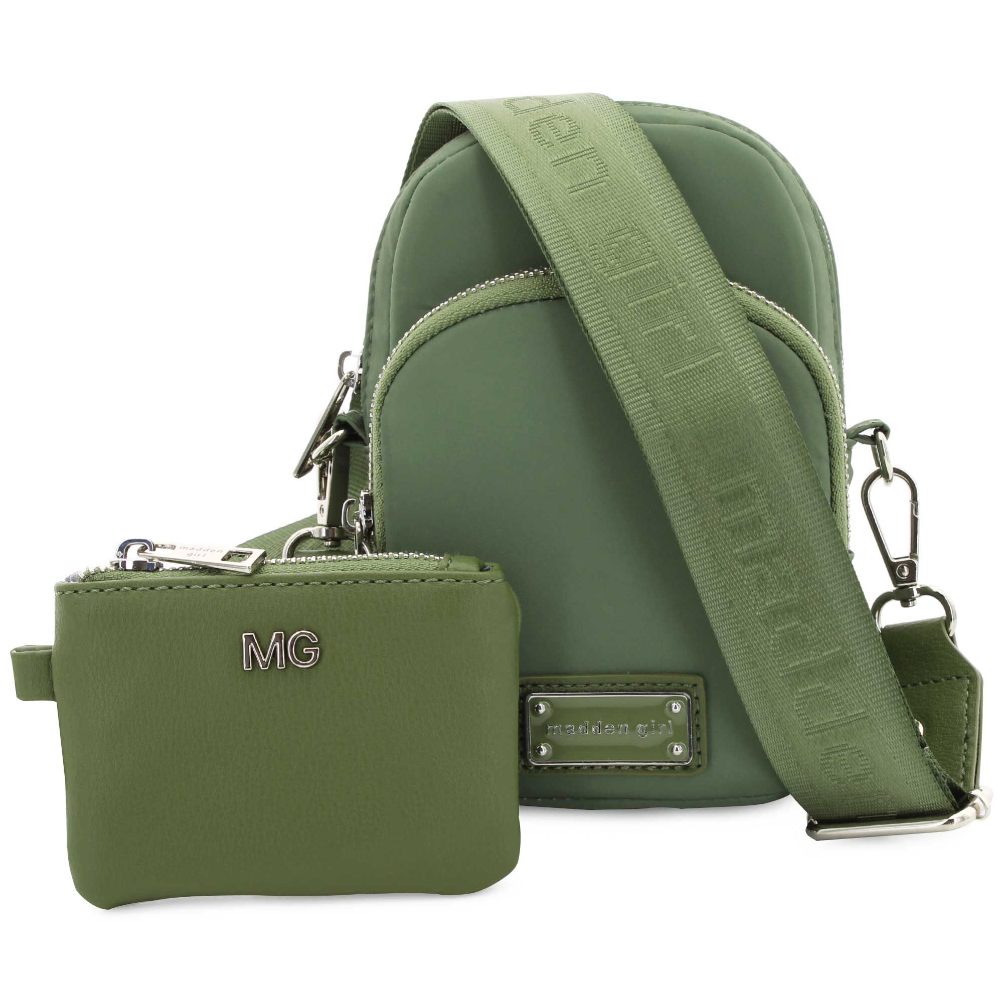 Madden Girl Nylon Crossbody Front View