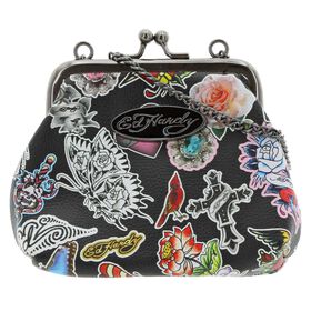  Ed Hardy Renata Chain Wallet/Crossbody Front View