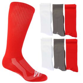 Socks Men's Umbro Performance Crew 6-Pair Pack Side View With Package