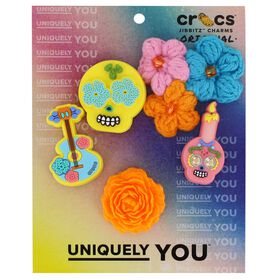 Crocs Jibbitz Crocs Jibbitz Dia De Los Muertos 5-Pack Front Package View