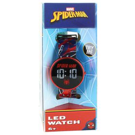  Spider-Man LED Digital Watch Front View
