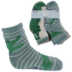 Infants' Socks Infants' Capelli  Happy Croc Crew 10 for $10 Side View With Package