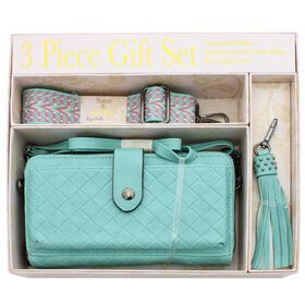  Sam & Hadley Wallet-On-A-String 3-Piece Gift Set Front Set View