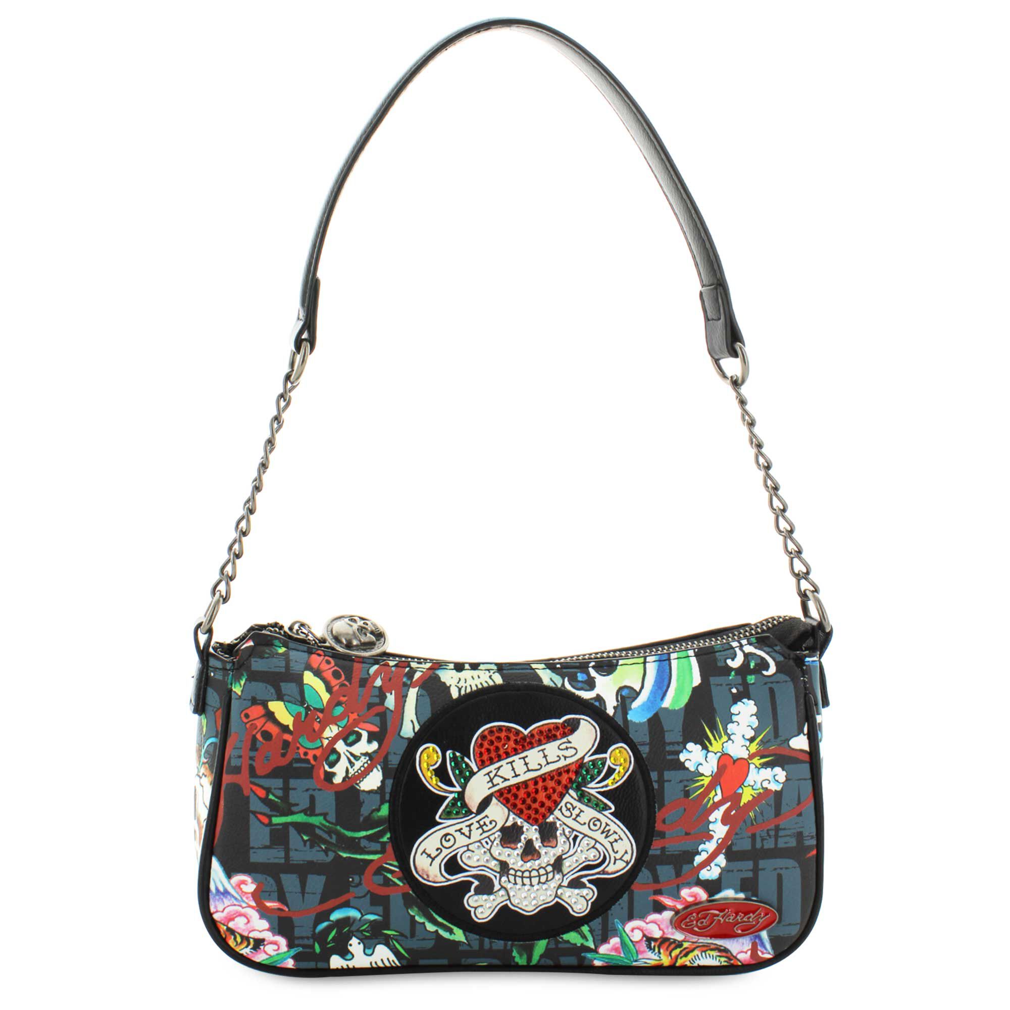 Ed Hardy Mina Baguette Front View