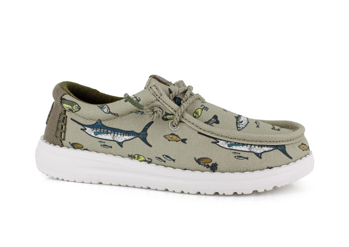 HEYDUDE Wally Youth Marlin
