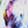  Crocs Classic Lined Tie-Dye Clog, White/Pink/Blue, swatch