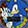 Watches & Jewelry Sonic The Hedgehog Flashing LCD Watch & Sweatband, Blue, swatch