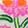 Handbags d'margeaux Floral Beaded Shoulder Bag, Pink/Green/White, swatch