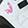Athleisure Shaq Full Press, White/Black/Pink, swatch