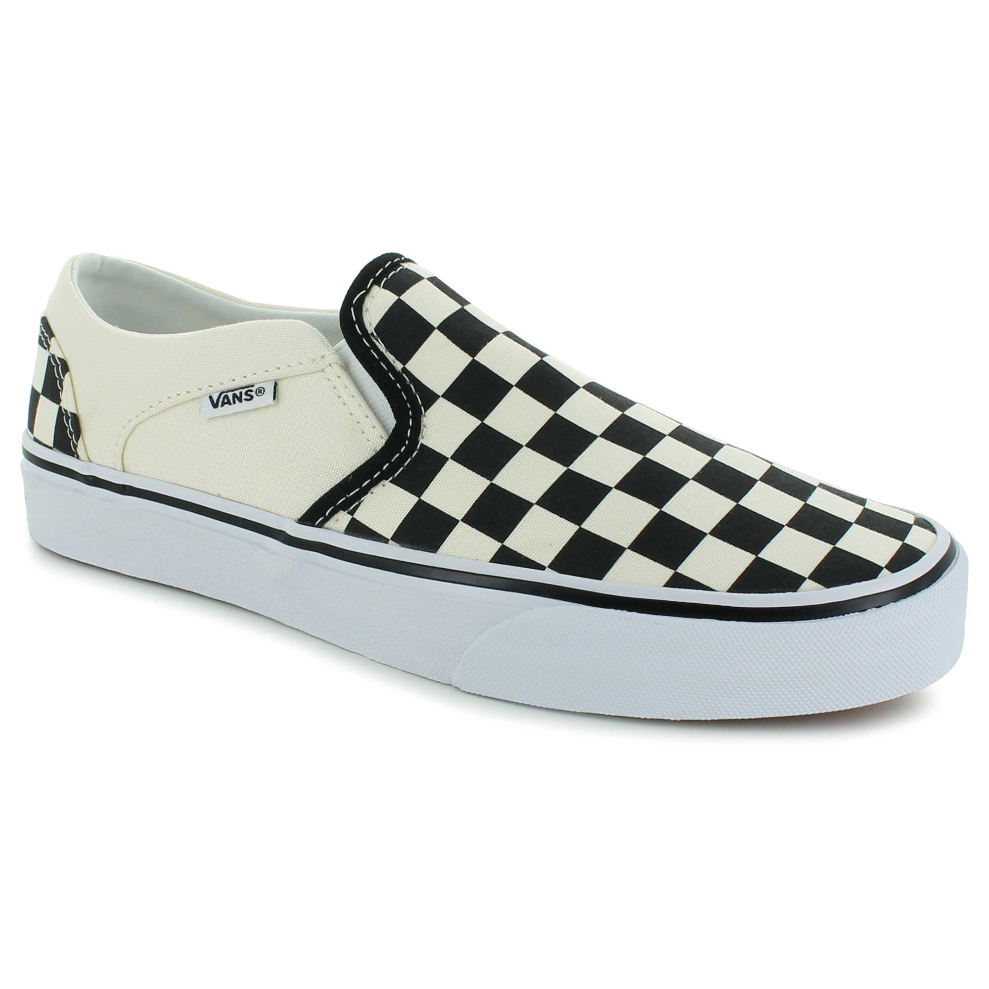 vans asher checkerboard