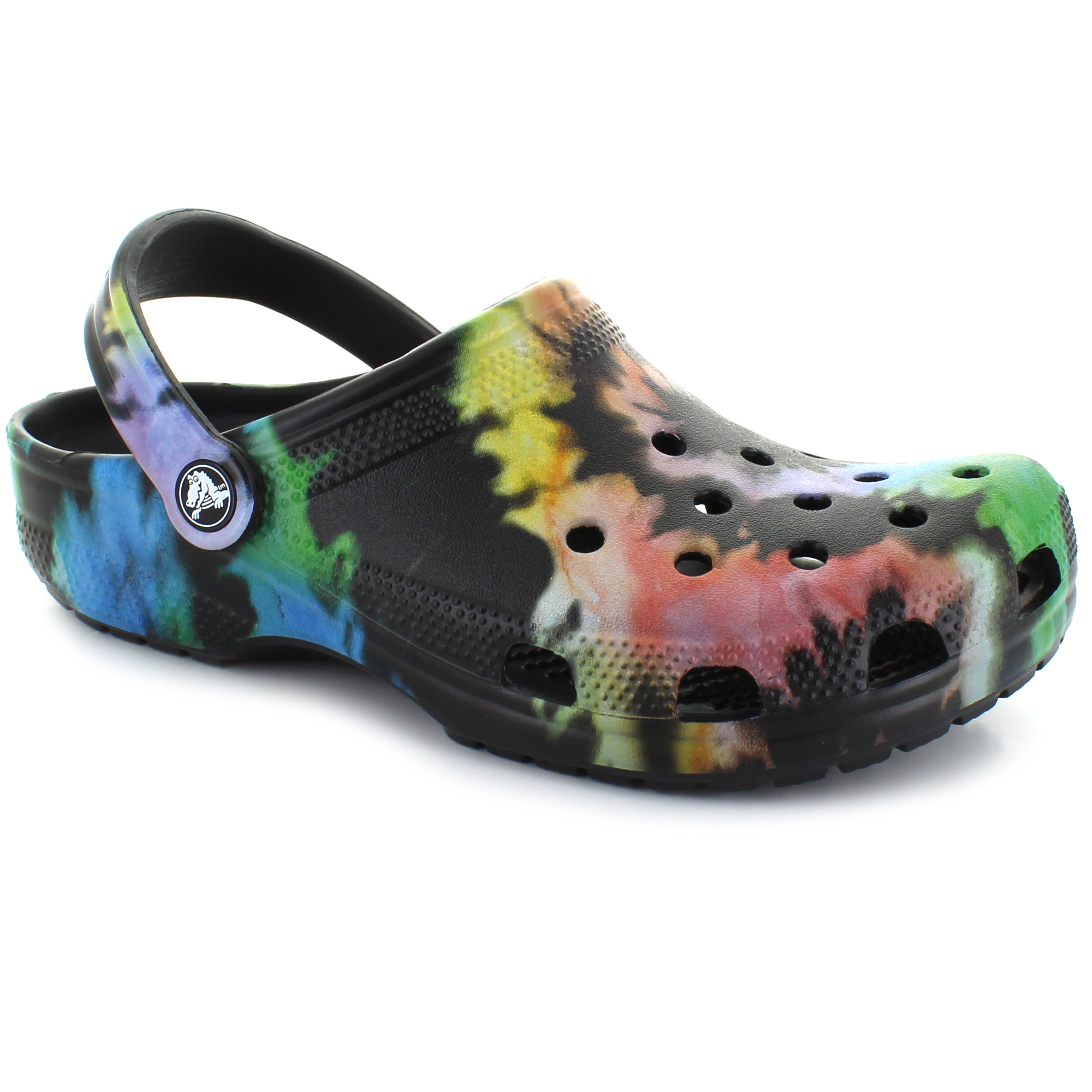 tie dye crocs shoe dept