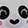Other Women's Willow & Ruby Soft-Sole Panda Slippers, Black/White, swatch