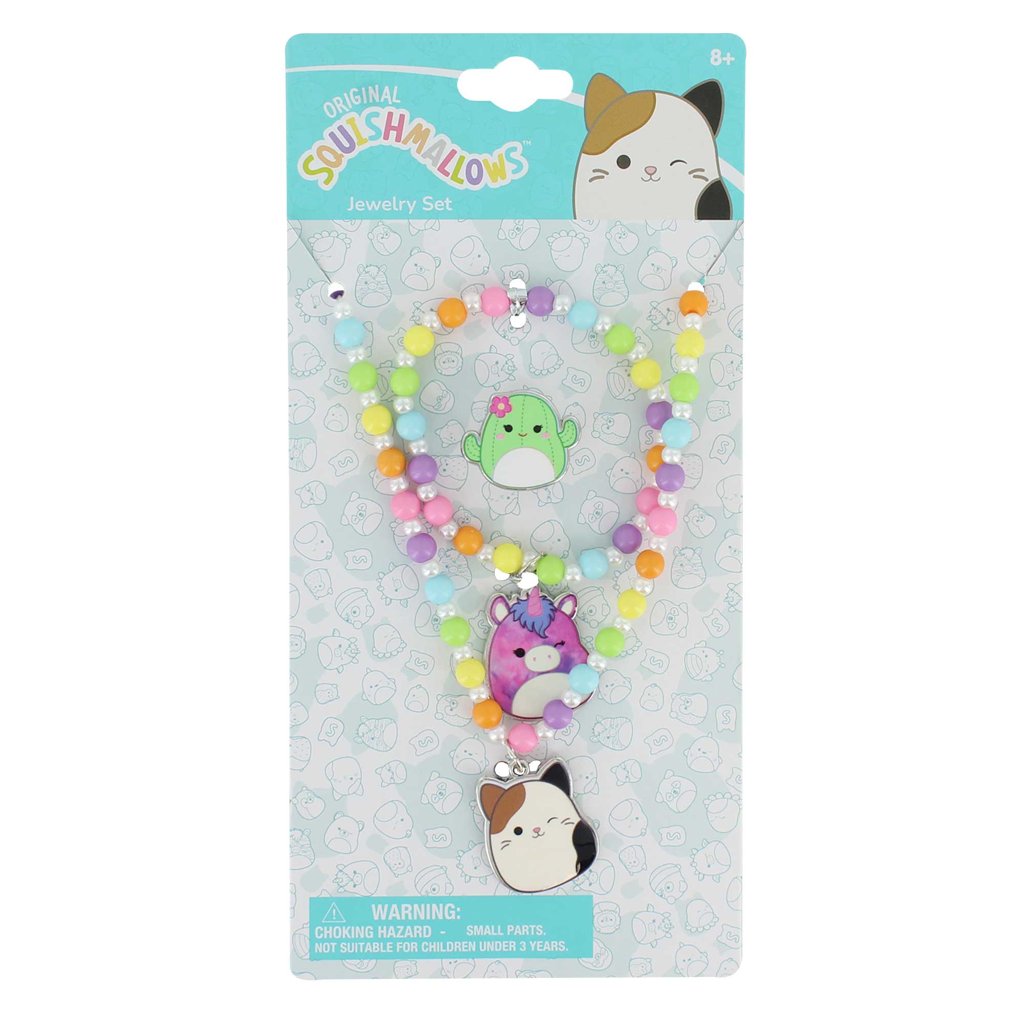 Squishmallows 3-Piece Jewelry Set