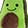 Capelli Avocado Keychain Bag Charm, Green/Brown, swatch