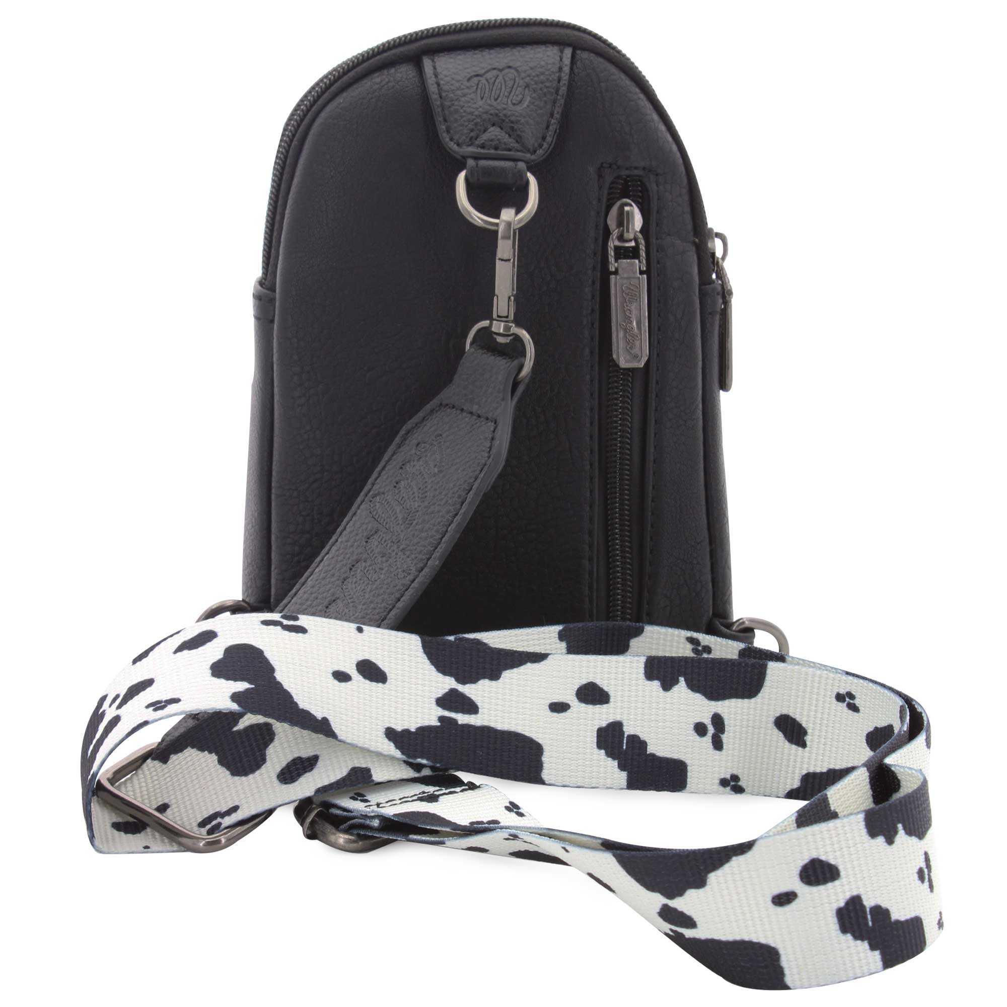 Wrangler Cow-Print Crossbody Sling