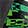 Sandals Minecraft Slide, Black/Green, swatch