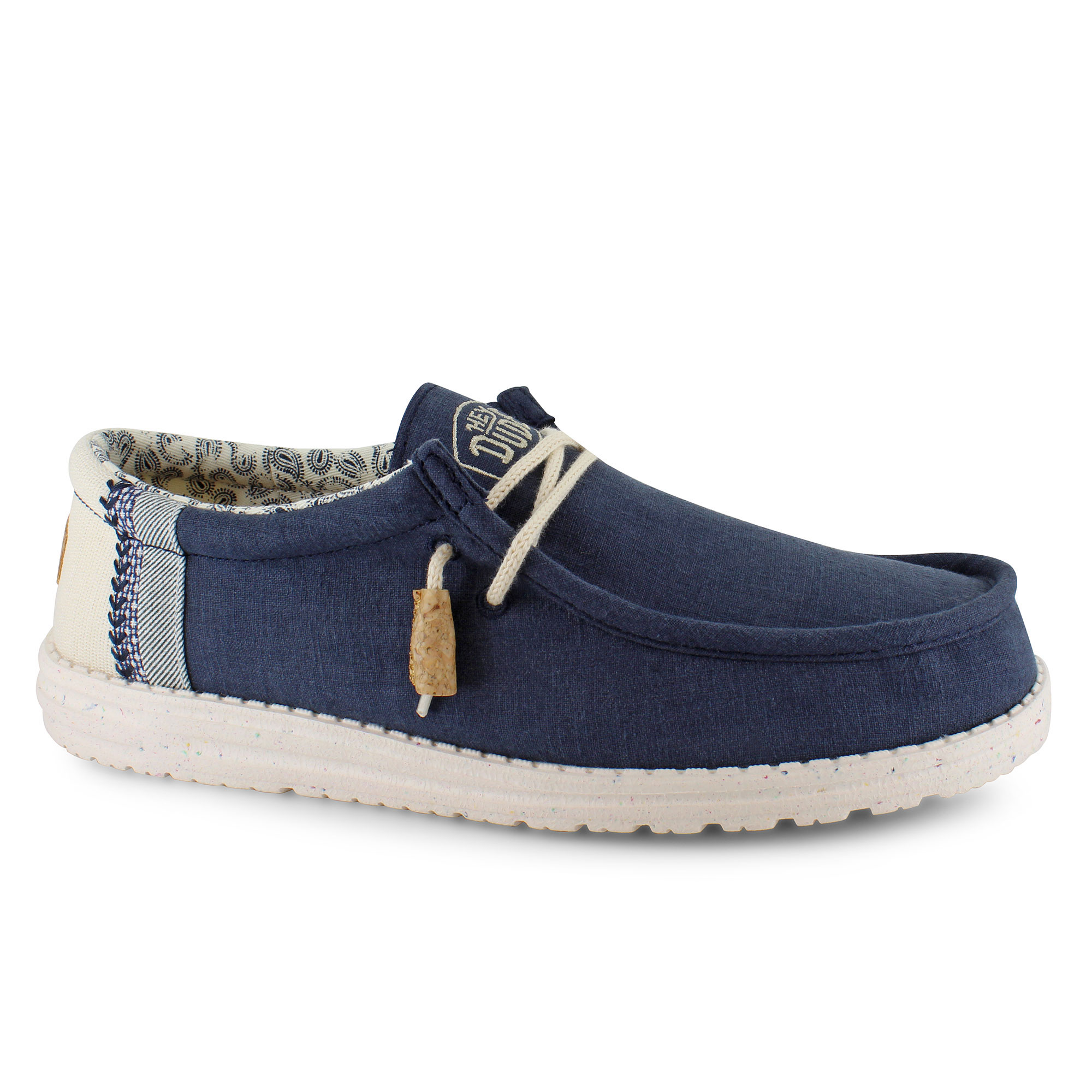 HEYDUDE Mens HEYDUDE Wally Break Stitch Casual Shoe | Hamilton Place - View #3
