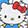  Hello Kitty Wallet/Wristlet, White/Blue/Red, swatch