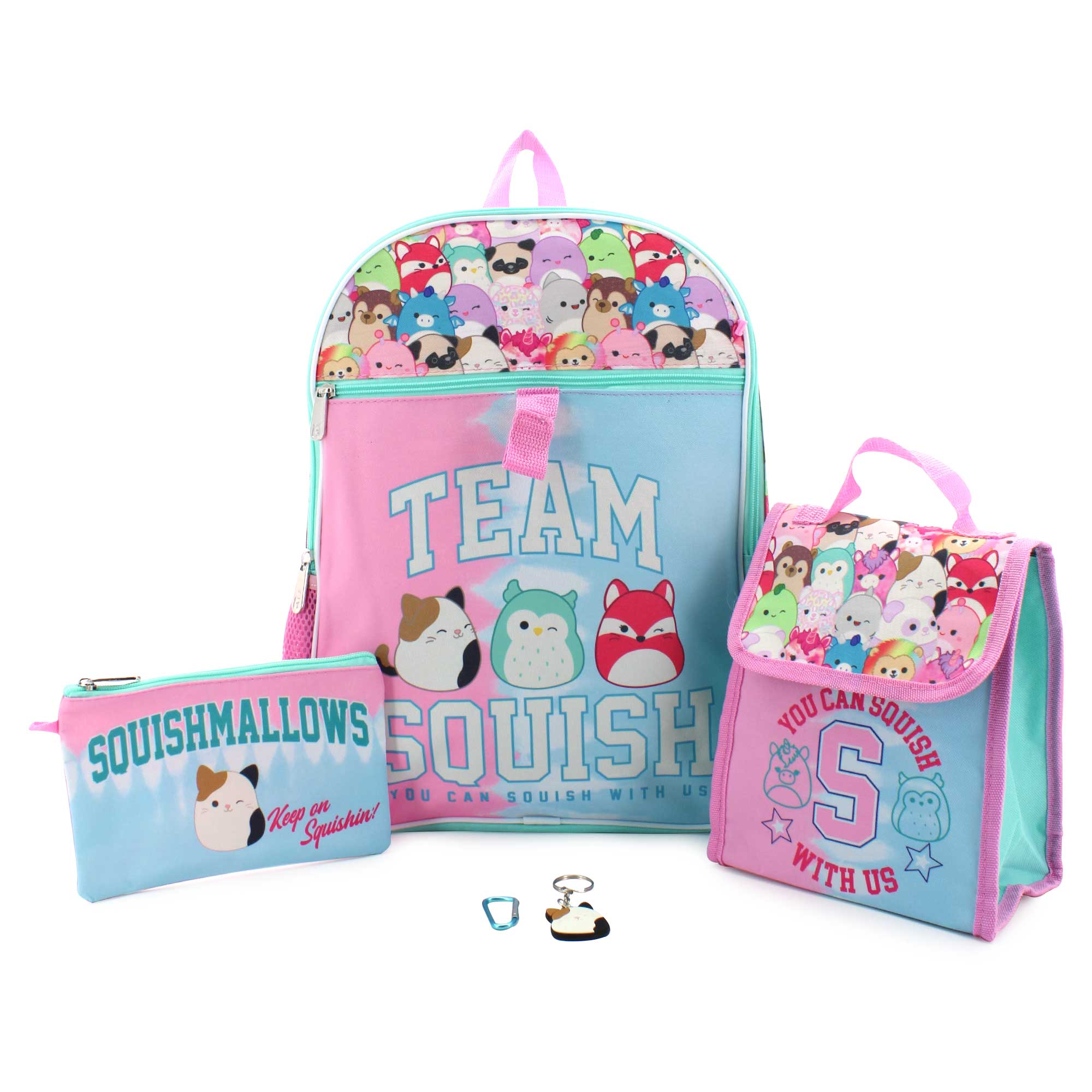 Squishmallows 5-Piece Backpack Set