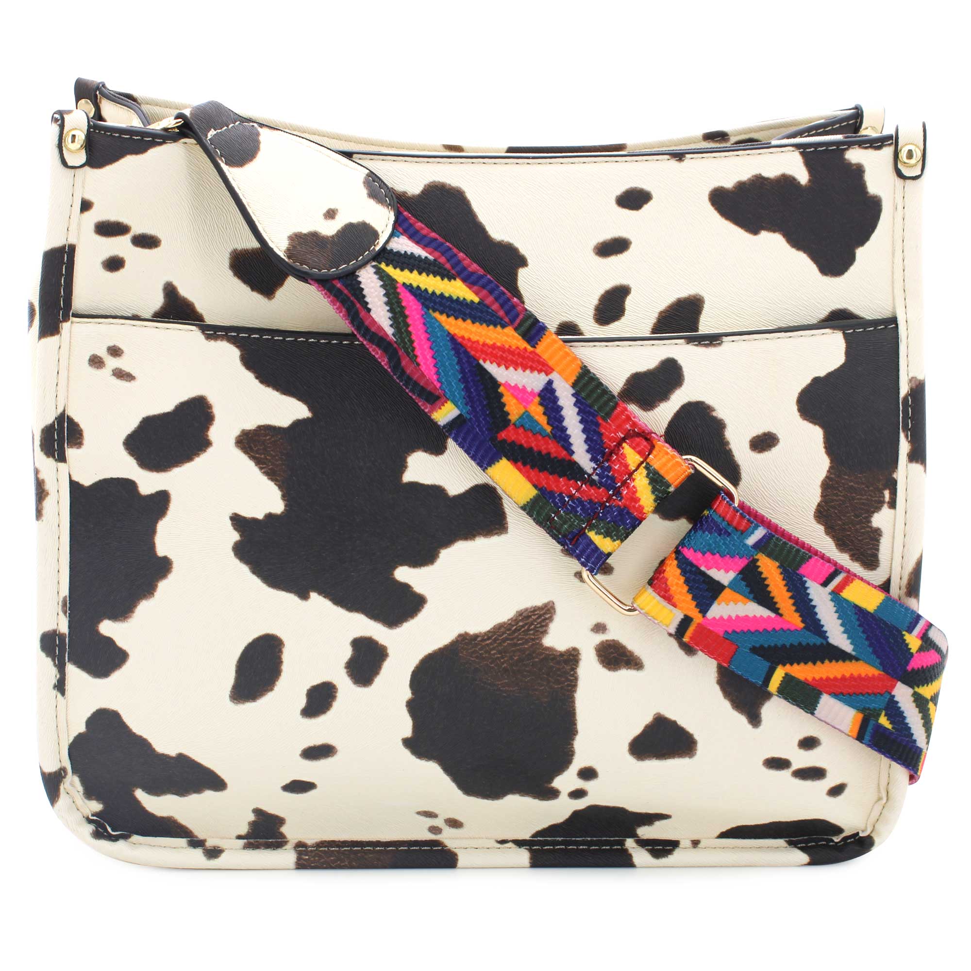 SHOE DEPT. ENCORE Tami Tool Cow Print Tote Hamilton Place