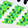  adidas Grand Court 3.0 Minecraft, White/Green, swatch