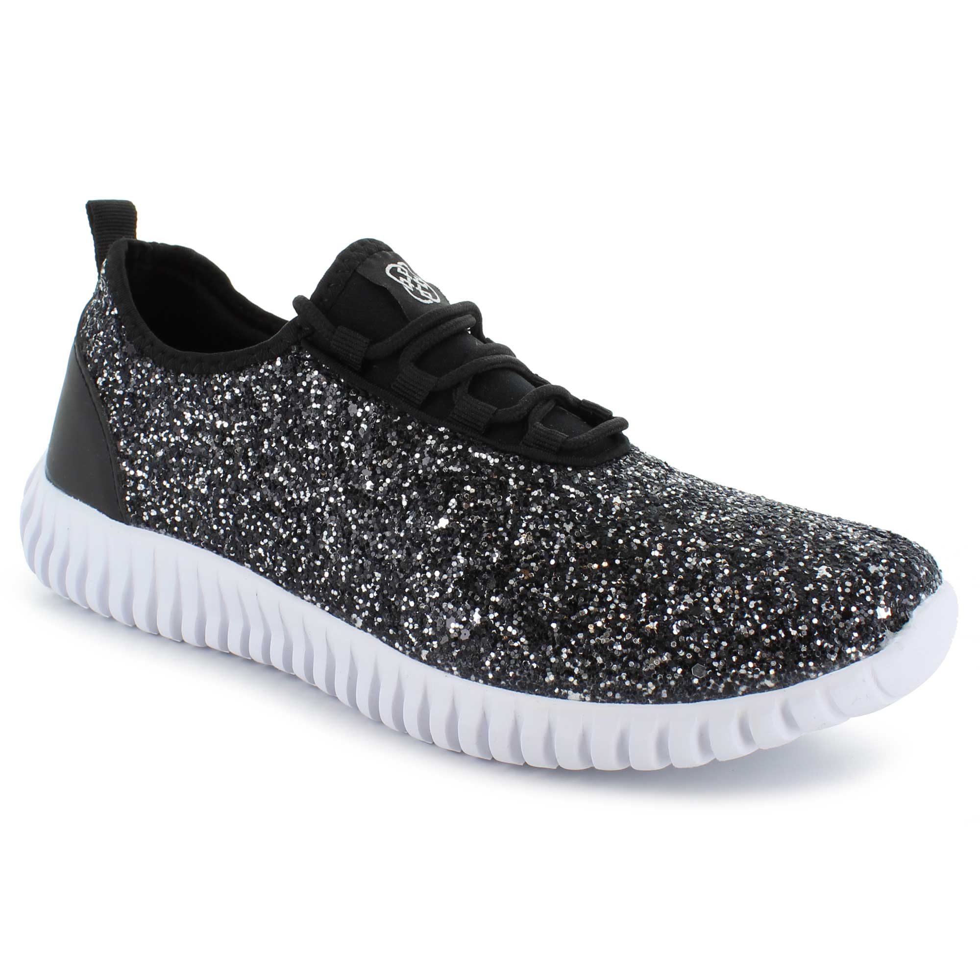 daisy fuentes glitter tennis shoes