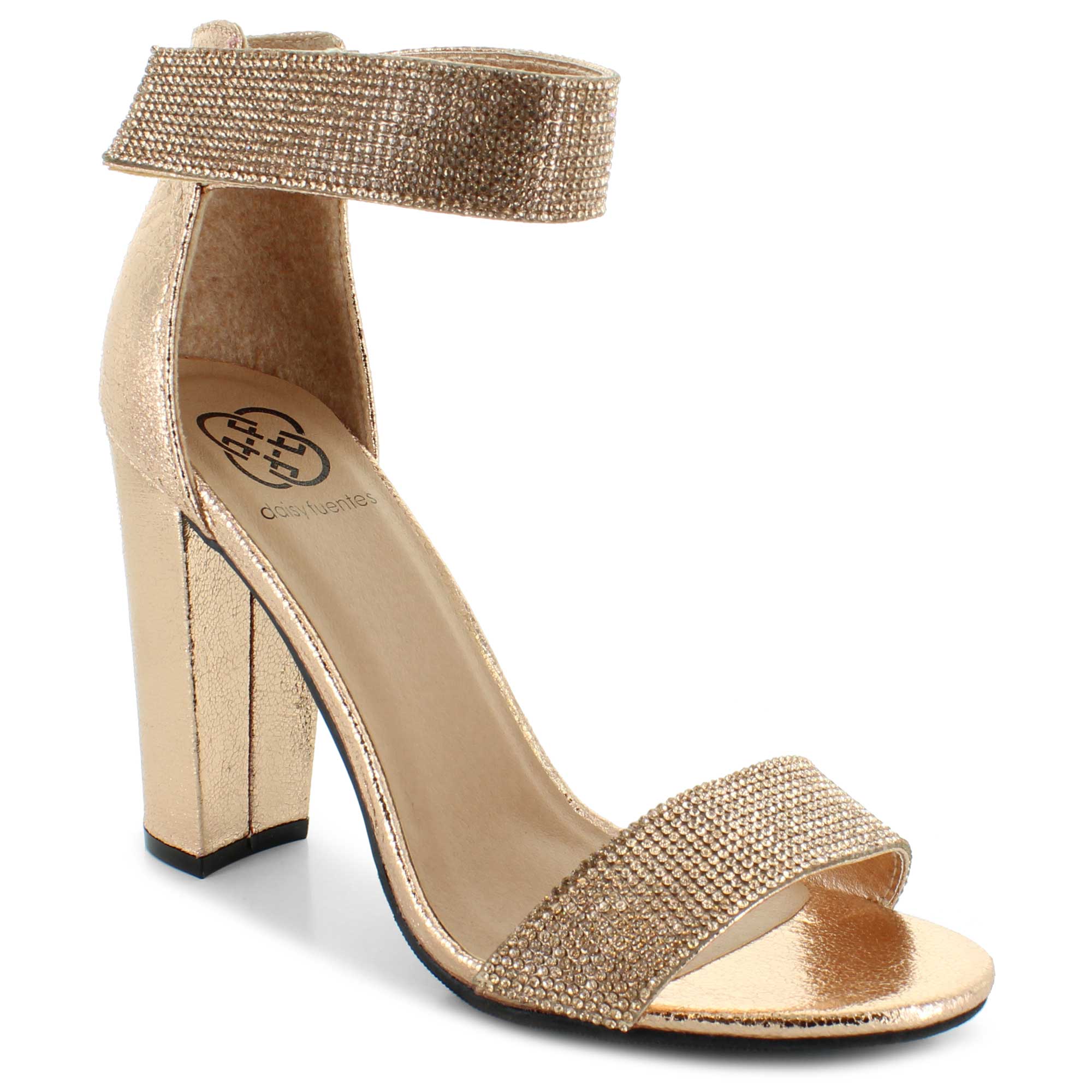 daisy fuentes rose gold heels