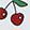 Handbags Willow & Ruby Cherry-Themed Mini Bag, White/Red, swatch