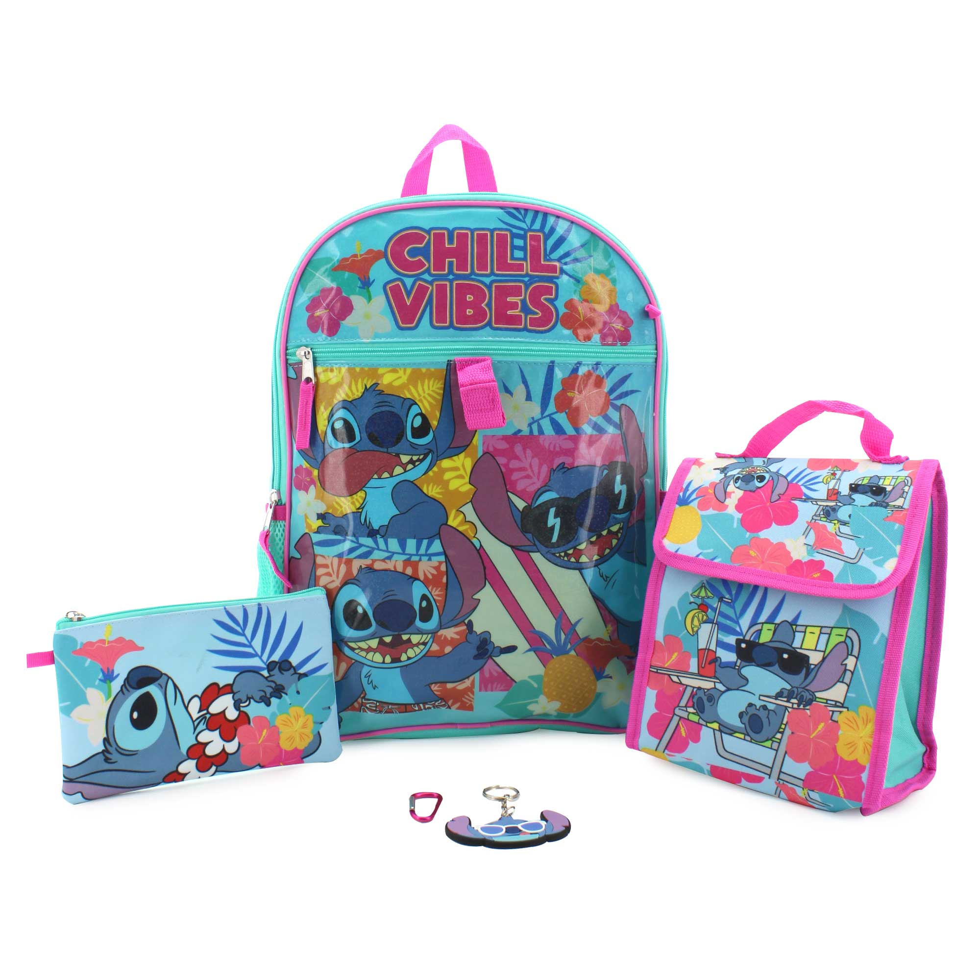 Disney Stitch 5-Piece Backpack Set