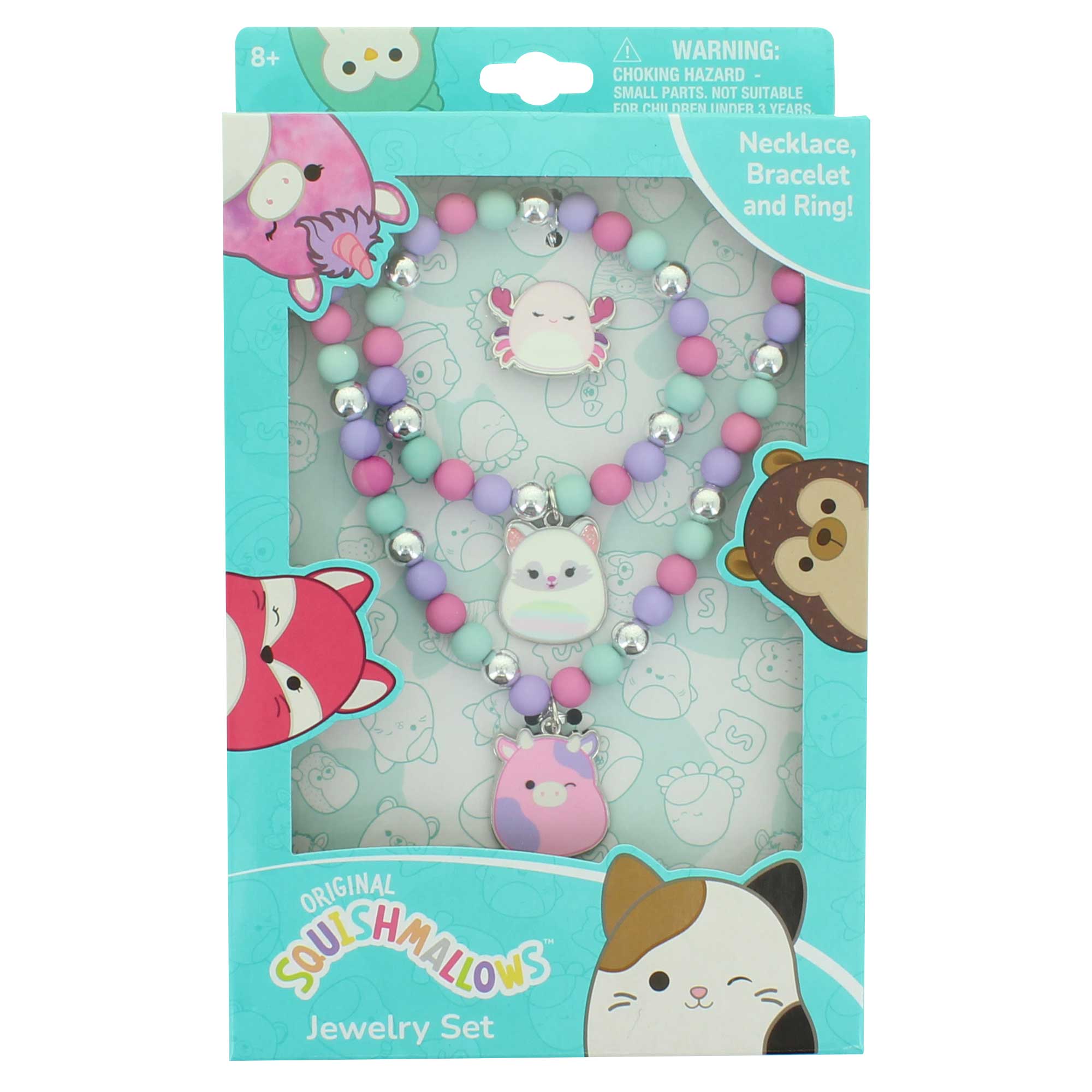 Squishmallows Jewelry Set