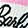 Socks Women's Barbie Ribbed Mid-Crew 2-Pair Pack, White/Black/Pink, swatch