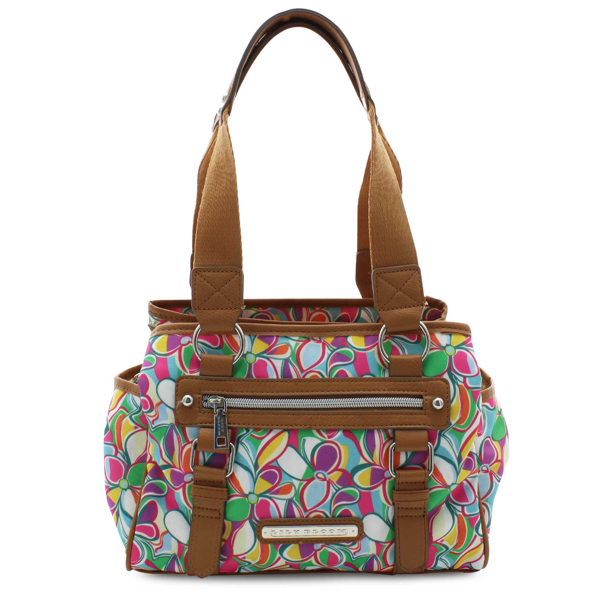 Lily Bloom Kaleidoscope Floral Landon Satchel SHOE DEPT ENCORE