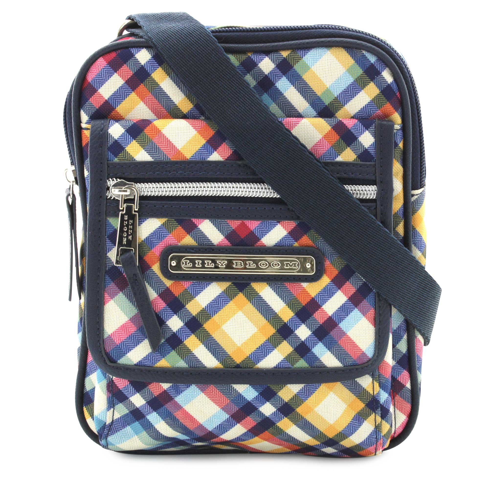 Lily Bloom School Days Plaid Jade Mini Crossbody