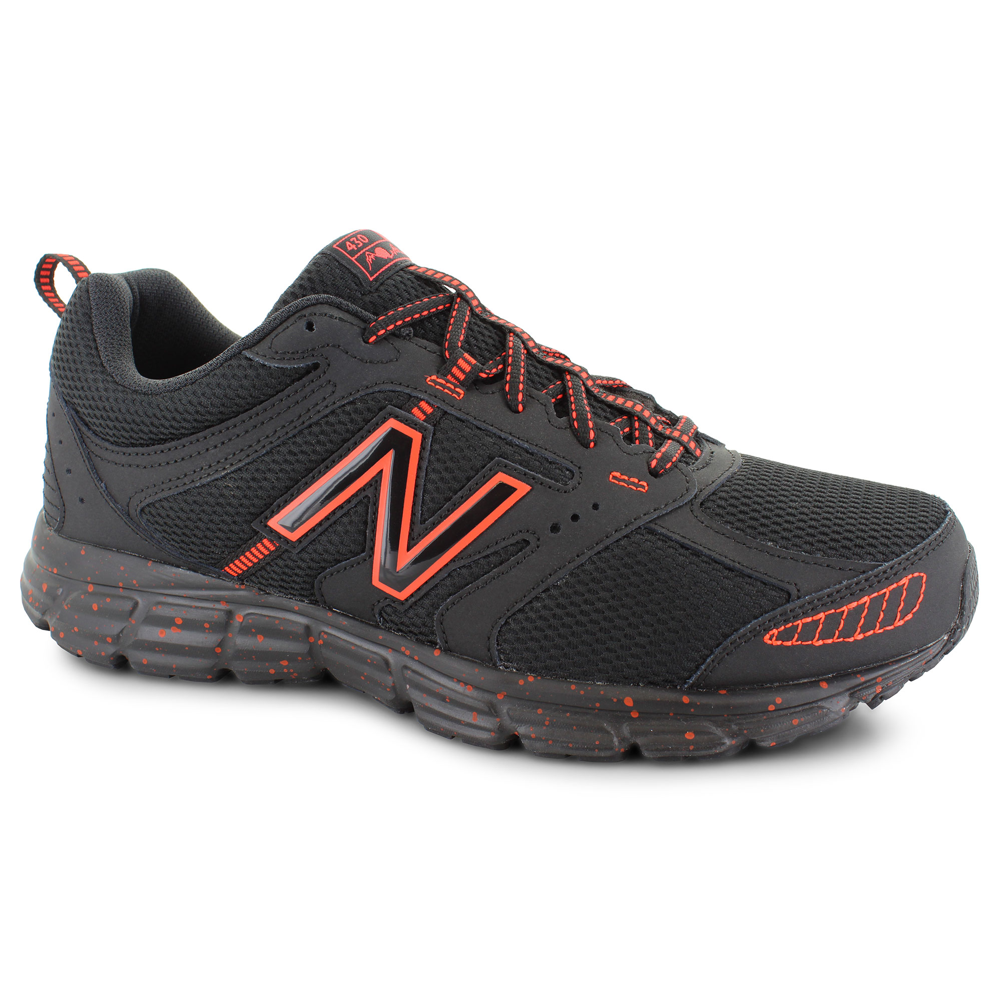 black and orange new balance