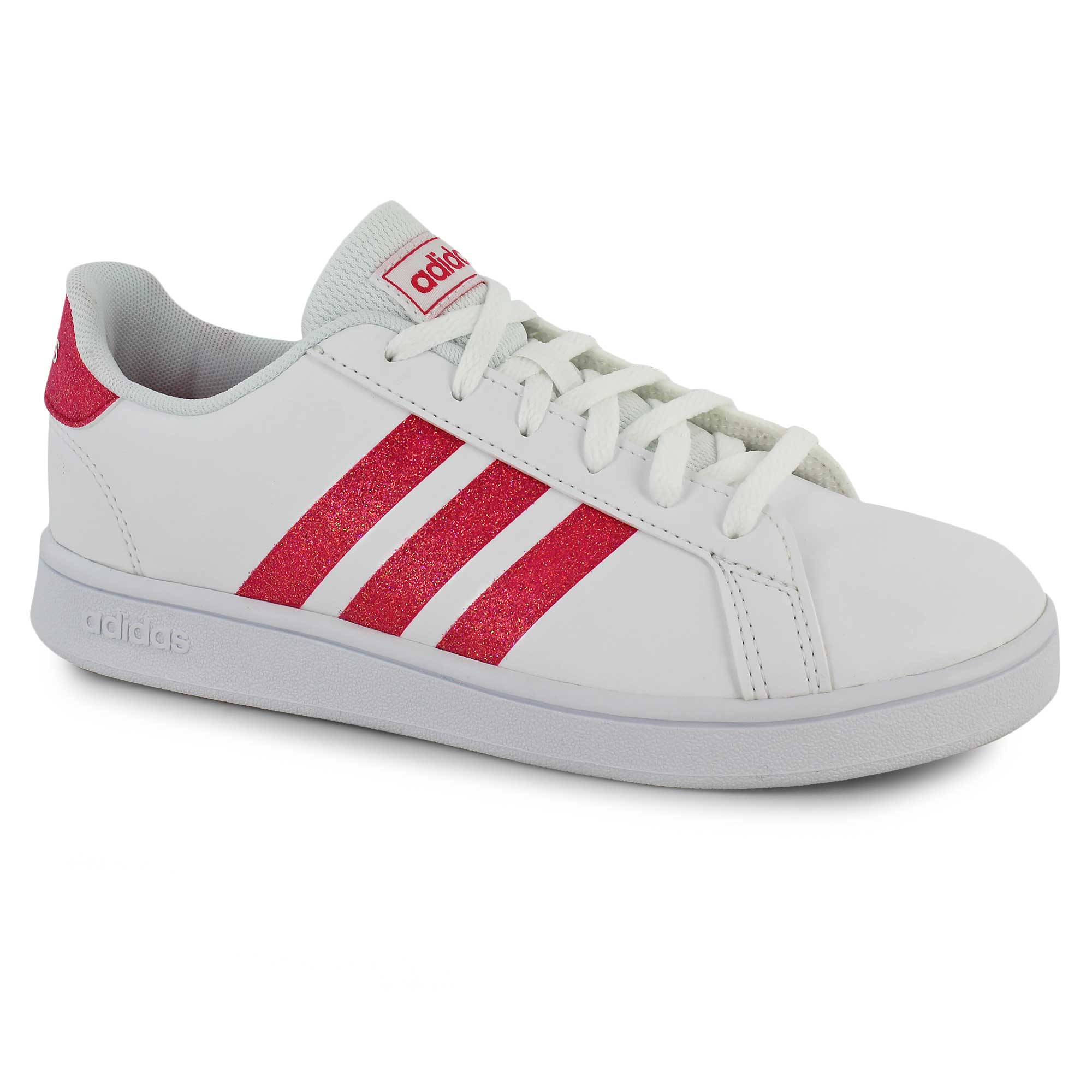 adidas grand court k pink