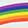 Slip-on Crocs Classic Rainbow Dye Clog, White/Multi-Color, swatch