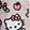 Slippers Women's Rainbow Hello Kitty Plush Slippers S/M, Multi-Color, swatch