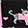 Socks Women's ET TU Glow-In-The-Dark Cat Lover 5 Pairs, Black/Pink/Gray, swatch