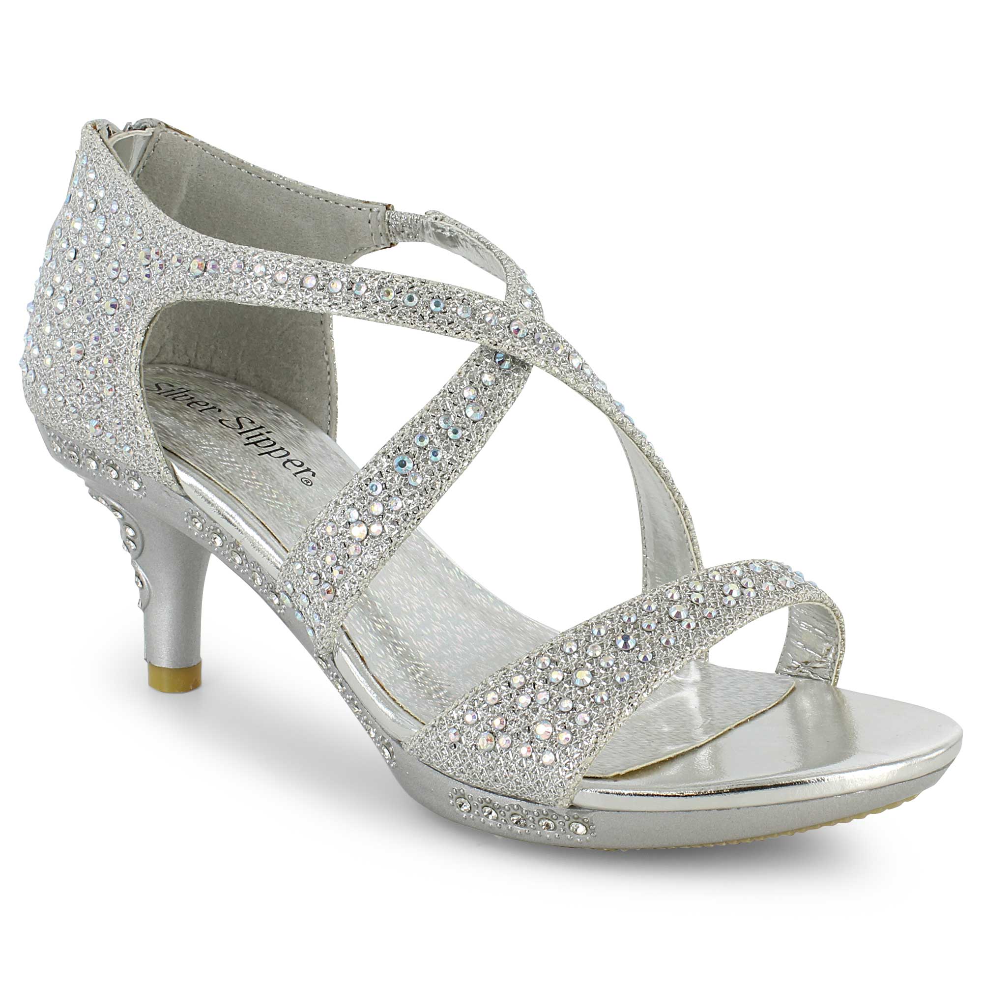 shoe department silver shoes