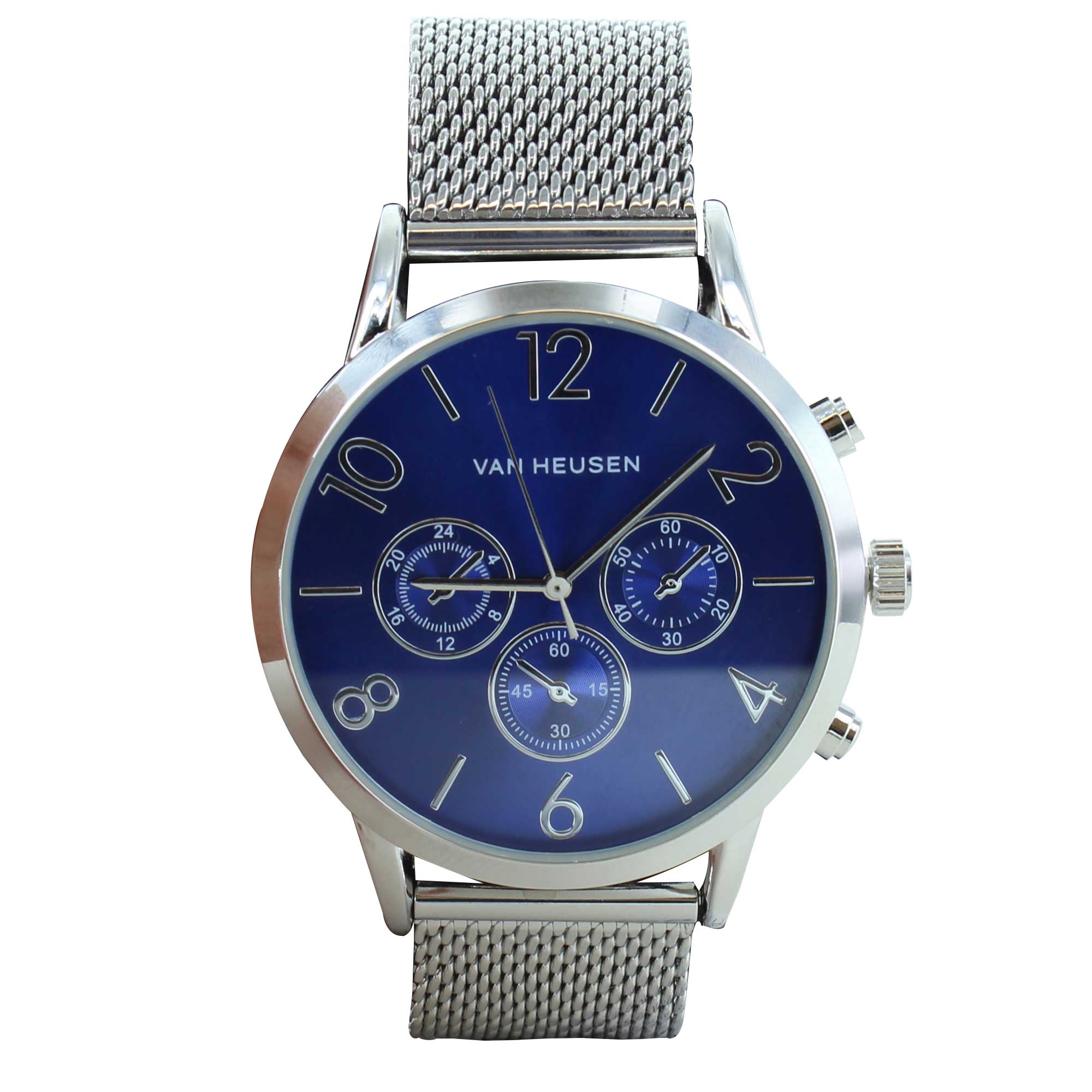 van heusen watch silver