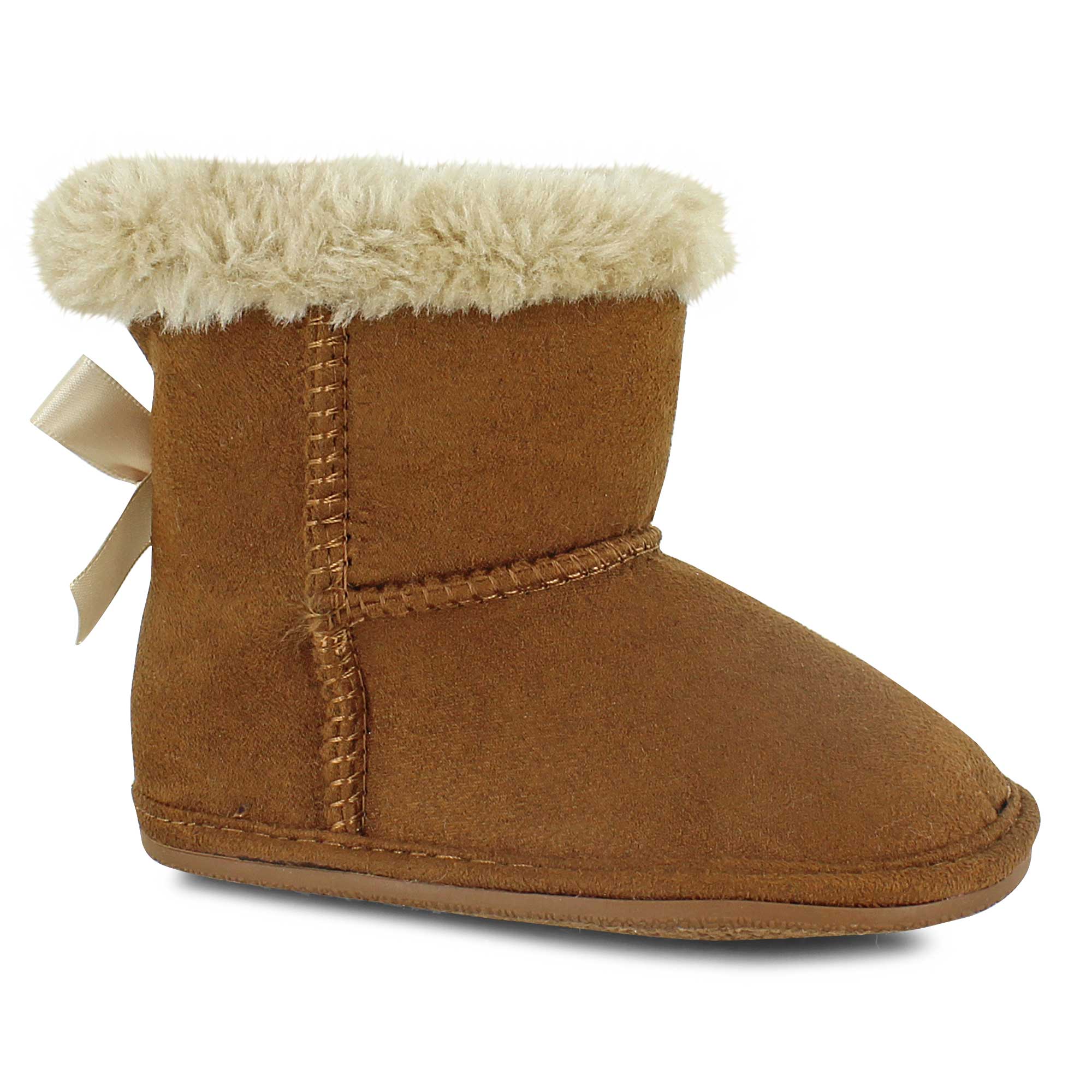 Hot Cakes Fur Boot Bow