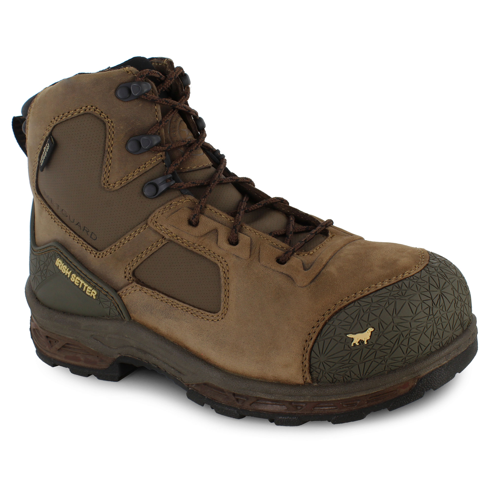 irish setter met guard boots