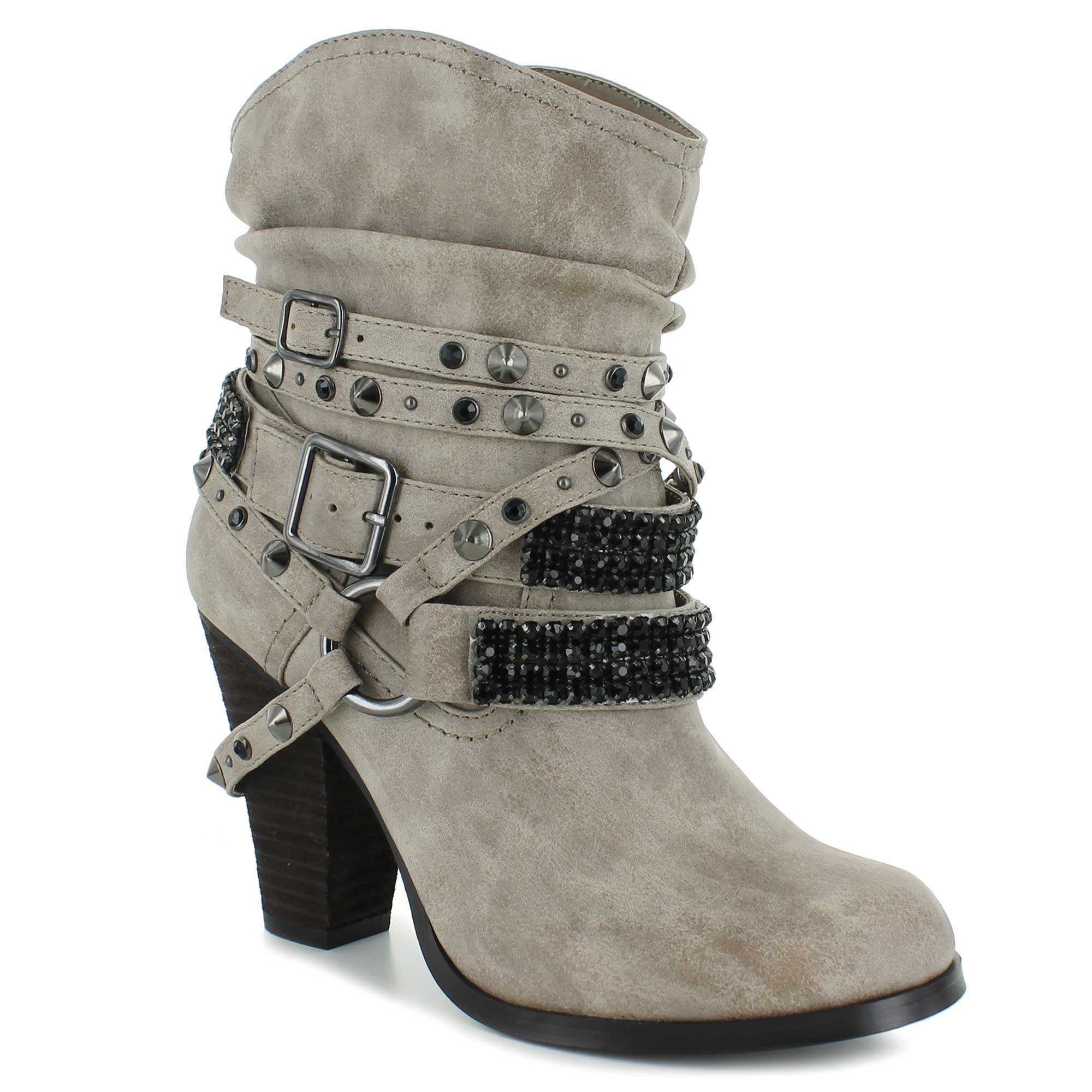 daisy fuentes boots with rhinestones