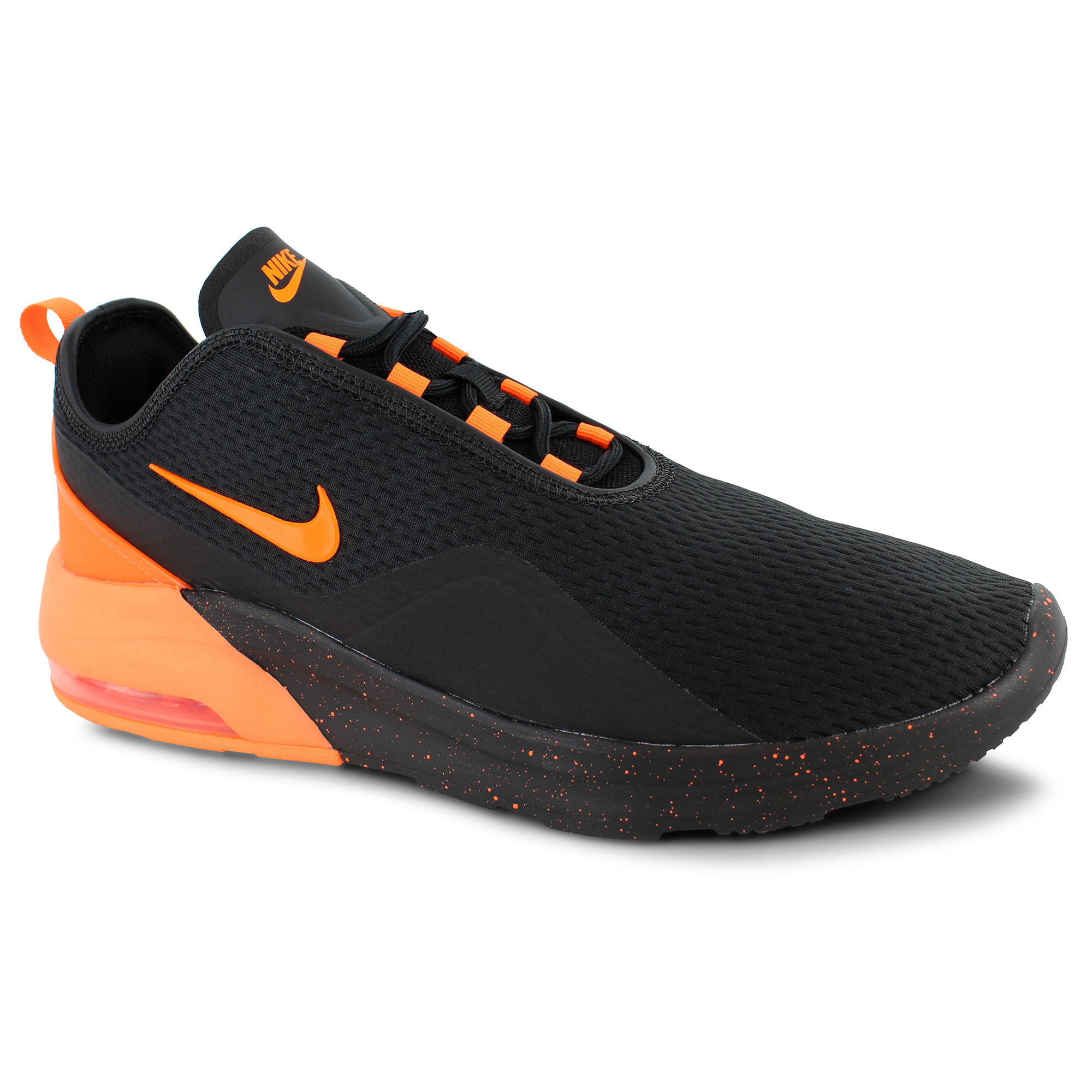 air max motion 2 black and orange