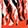  Men's Converse Flame Chuck Liner 3-Pair Pack, Black/White/Orange, swatch