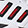  adidas Midcity Mid, White/Black/Red, swatch