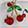 Handbags Willow & Ruby Cherry Mini Bag, White/Red, swatch