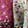 Scarves Couture Gems Striped Oblong Scarf, Fuchsia/Multi-Color, swatch